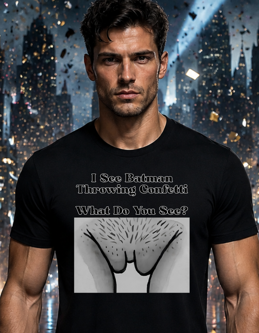 Abstract Confetti Interpretive Graphic T-Shirt