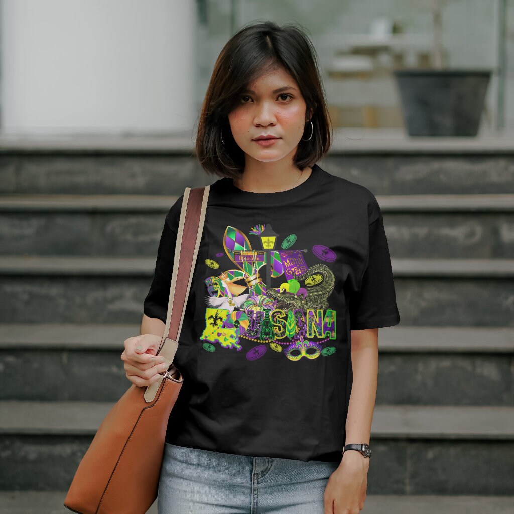 Mardi Gras Nola Louisiana Parade Tshirt