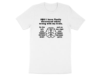 Funny Brain T-Shirt: Sarcastic Neurodivergent Humor Tee