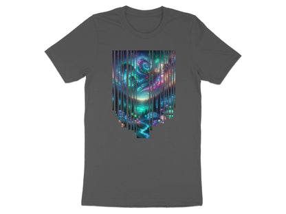 Galaxy Forest T-Shirt: Celestial Psychedelic Art, Cosmic Apparel