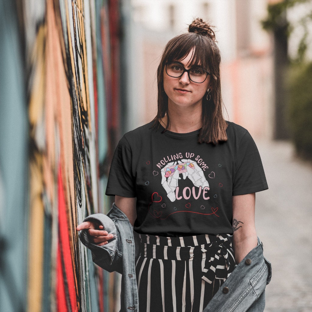 Rolling Up Love Valentimes Day Shirt