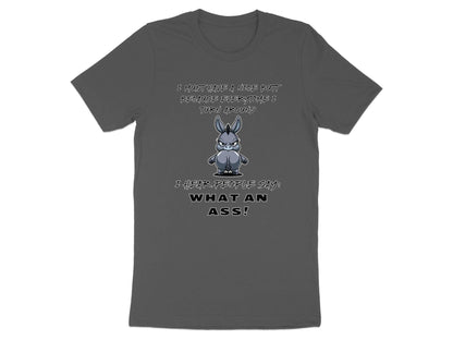 Funny Donkey T-Shirt: Sarcastic Humor Tee, Cheeky Animal Pun