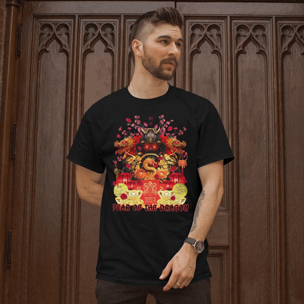 Chinese New Year Dragon Tshirt 2024