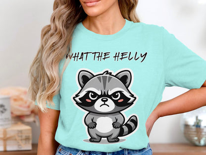 Grumpy Raccoon T-Shirt: Funny Sarcastic Animal Tee