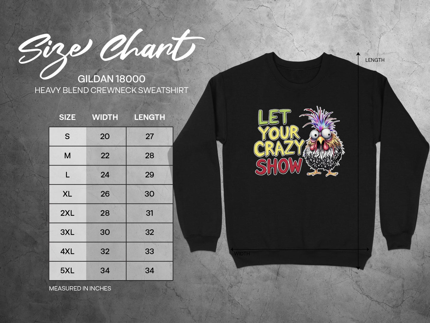 Funny Chicken T-Shirt: Quirky Cartoon Graphic Tee, Let Your Crazy Show