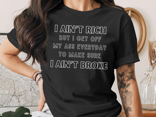 Funny Motivational T-Shirt: Hustle Harder, Work Everyday