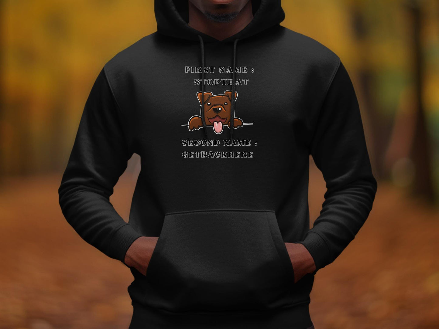 Funny Dog T-Shirt: Stopthat Getbackhere Cartoon Tee - Dog Lover Gift