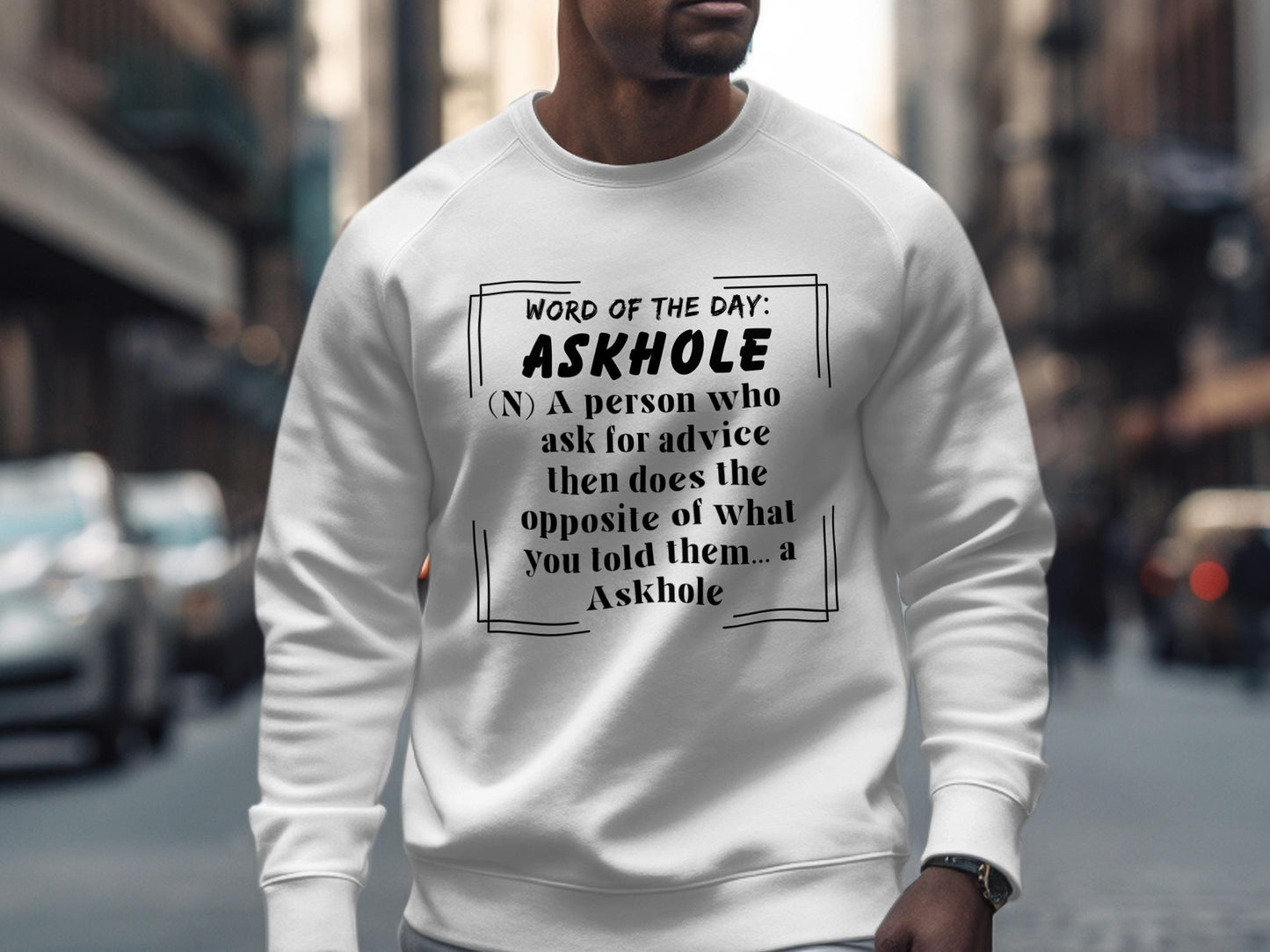 Askhole Definition T-Shirt: Sarcastic Humor Tee