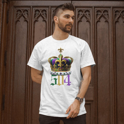 Mardi Gras Saints Parade Tshirt 504 Crown