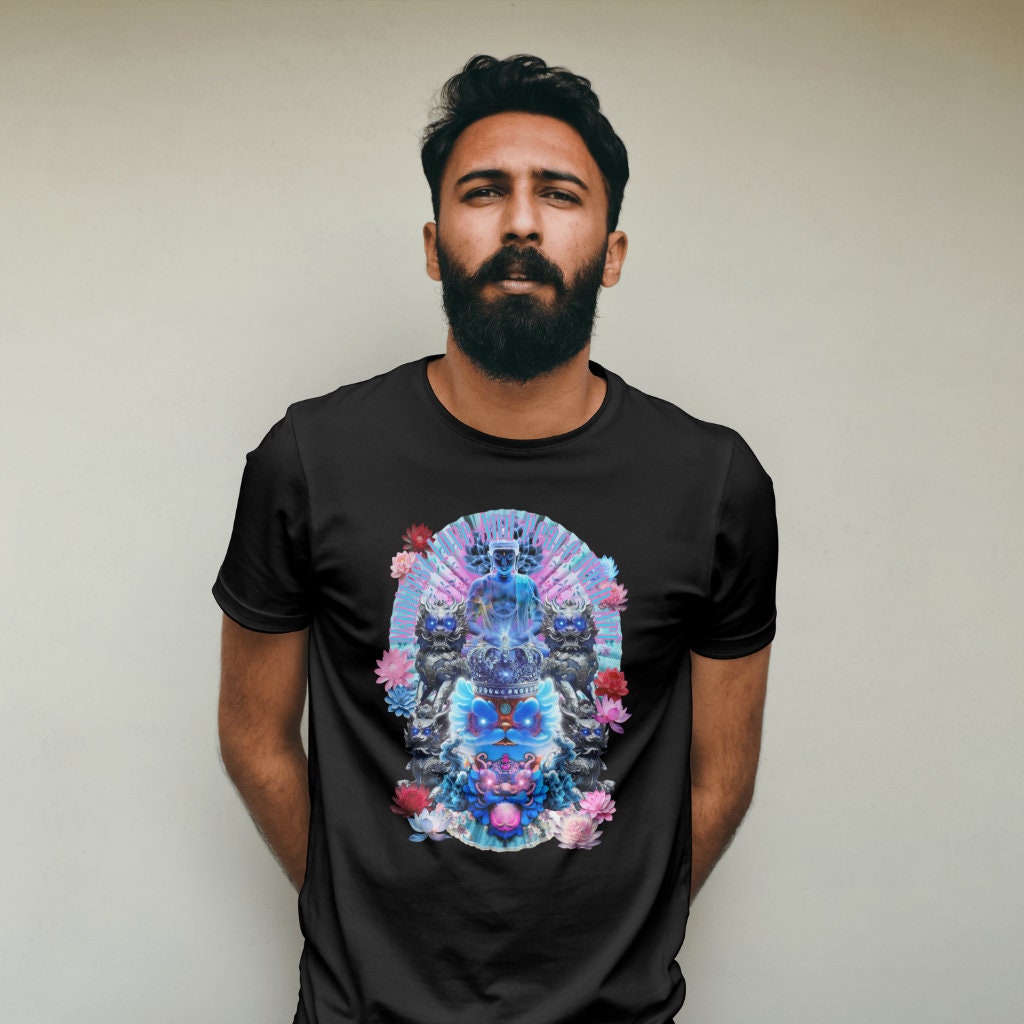 Lion Dance Asian\Chinese Theme Tshirt Manifest Love and Peace