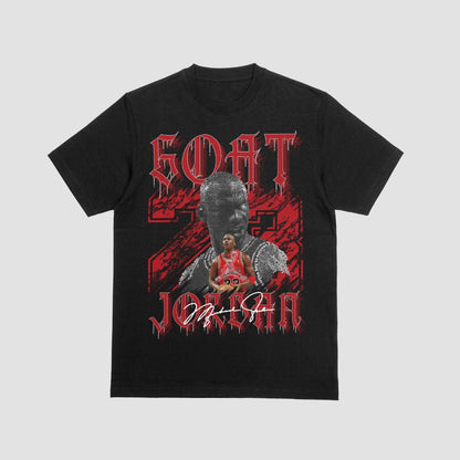 Michael Jordan #23 T-Shirt: Made-to-Order Black Tee