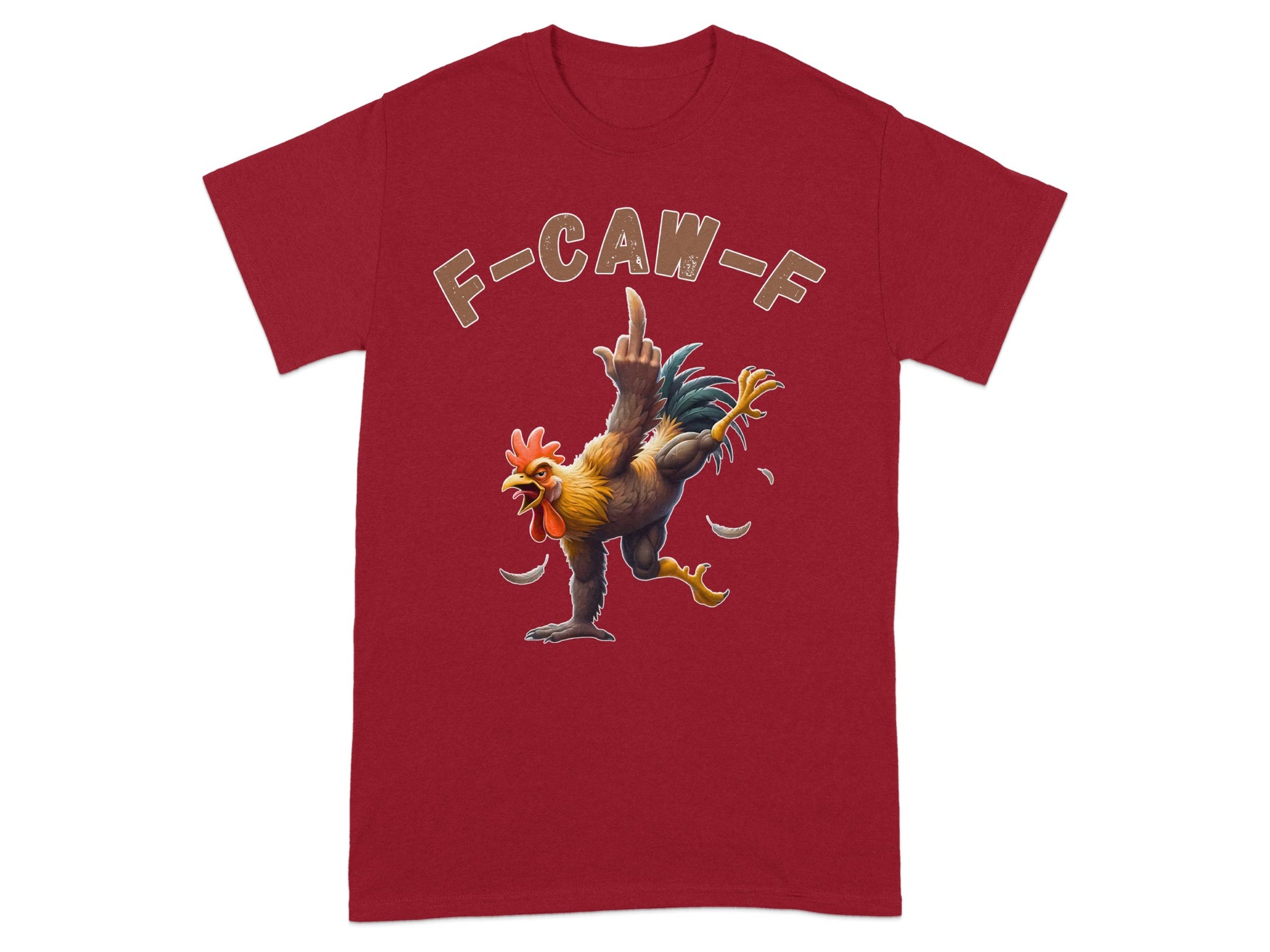 Humorous Rooster F-CAW-F Graphic T-Shirt product