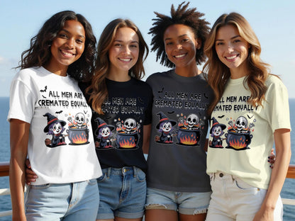 Funny Witch Cremation T-Shirt: Spooky Halloween Humor