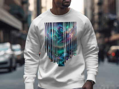 Galaxy Forest T-Shirt: Celestial Psychedelic Art, Cosmic Apparel