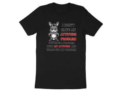 Sarcastic Donkey Attitude T-Shirt: Funny Animal Pun Tee