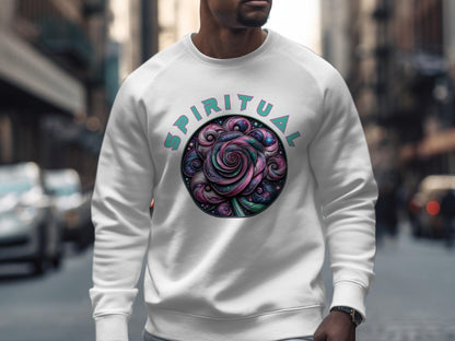 Galaxy Rose T-Shirt: Spiritual Cosmic Flower Art Tee