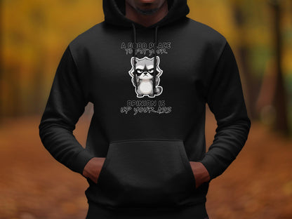 Sarcastic Raccoon Middle Finger T-Shirt: Offensive Humor Graphic Tee