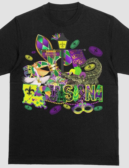 Mardi Gras Nola Louisiana Parade Tshirt