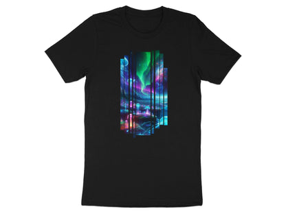 Aurora Jellyfish T-Shirt: Neon Bioluminescence Fantasy Graphic Tee