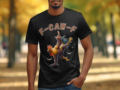 F-CAW-F Rooster Funny Tee Shirt For Adults product type