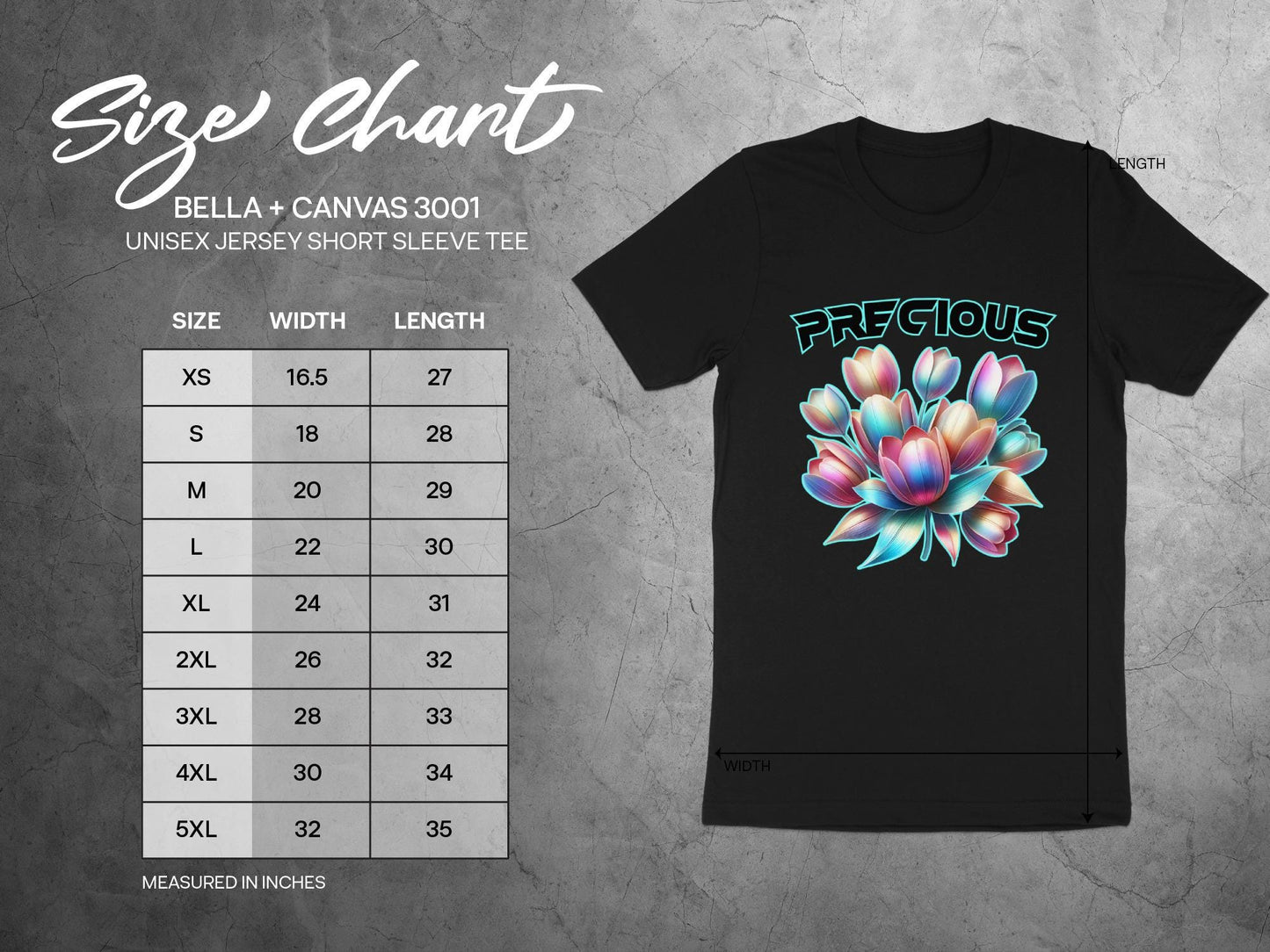 Precious Tulips T-Shirt, Floral Tee, Flower Graphic Shirt, Cute T Shirt, Trendy Shirt, Aesthetic T Shirt, Gifts for Her, Gift for Him