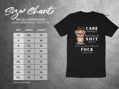 Funny Dog T-Shirt: Sarcastic Grumpy Puppy Design, Unisex Graphic Tee