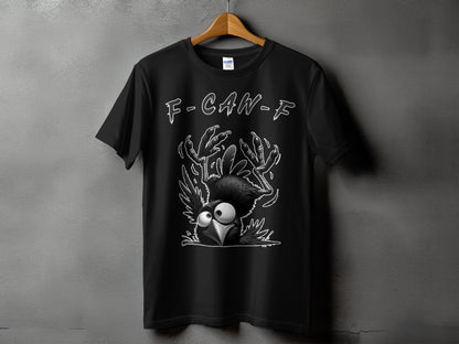 F-CAN-F Cartoon Bird With Antlers Graphic Tee product