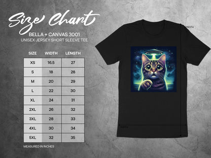 Alien Abduction Tabby Cat T-Shirt: Funny UFO Graphic Tee